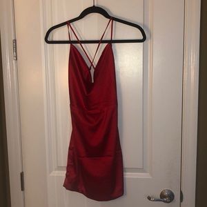 Red Mini Cocktail Dress